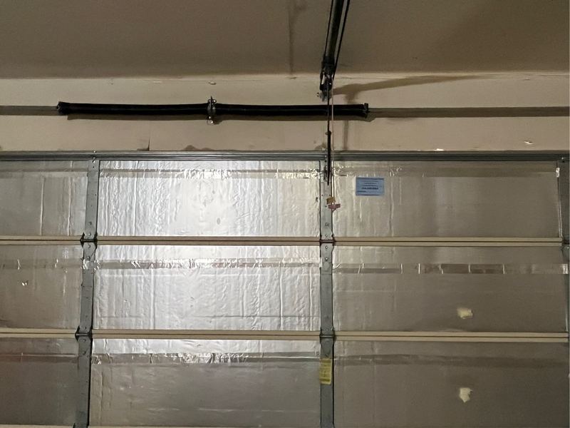 Cable reset on an insulated door in Richardson, TX