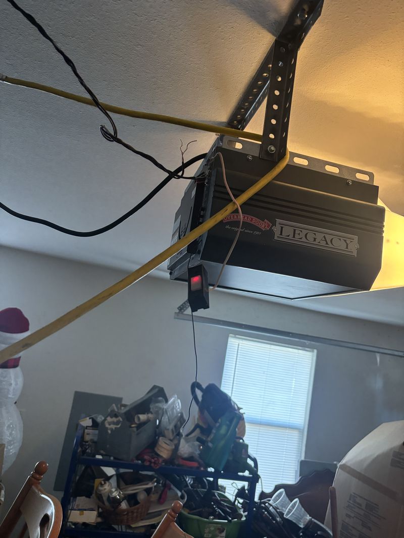 Garage door opener checked during a service call in Canton, TX
