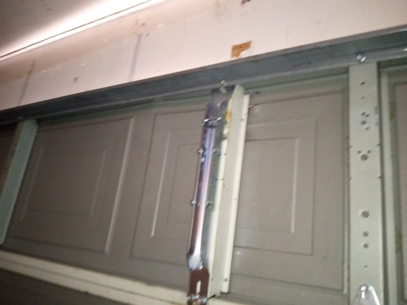 Raised-panel door after a repair in Forest Hill, TX