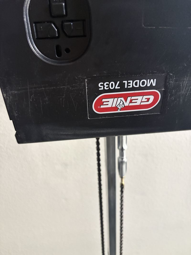 Genie garage door opener serviced in Mansfield, TX
