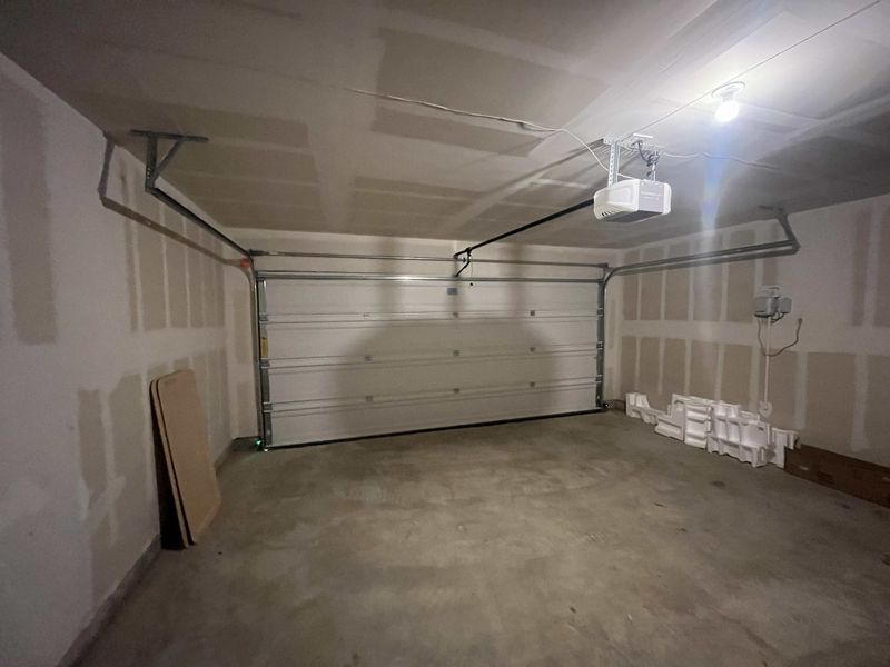 New garage door opener installed in a garage in Hutchins, TX
