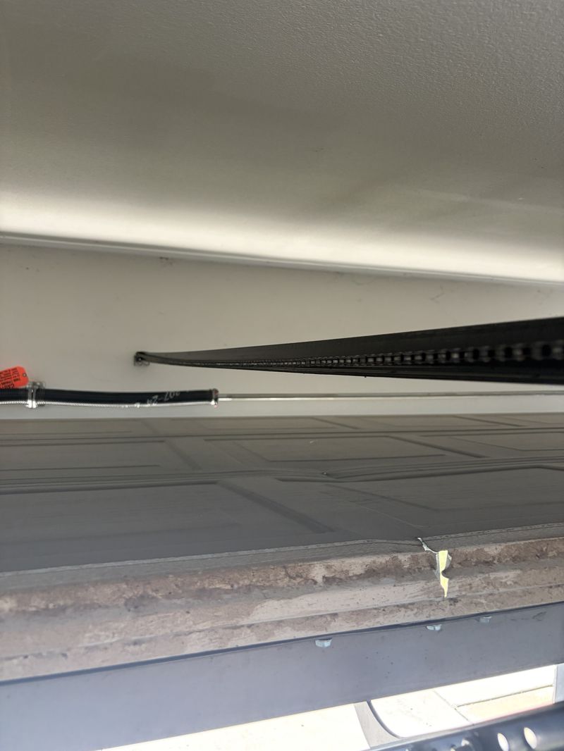 New spring above a garage door in Lakewood Village, TX