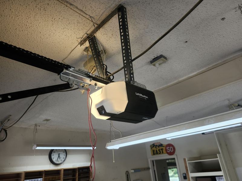 LiftMaster garage door opener installed in Plano, TX