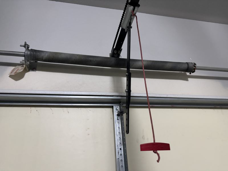 After: new torsion spring installed in Dallas, TX