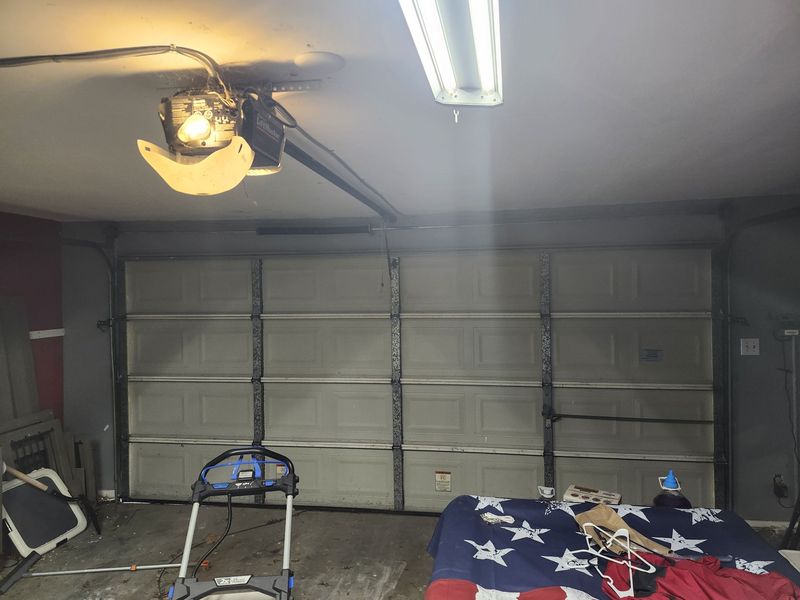 Double door after a repair in Palmer, TX