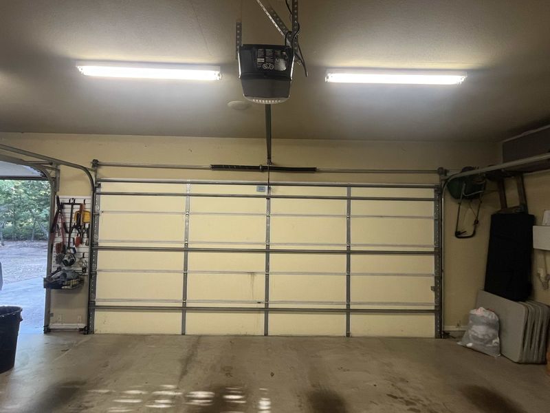 Double door after a spring replacement in Quinlan, TX