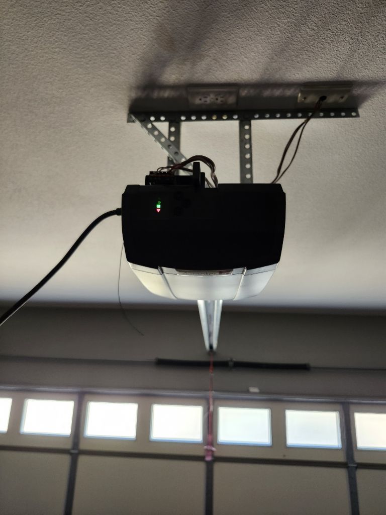 Garage door opener on a service call in River Oaks, TX