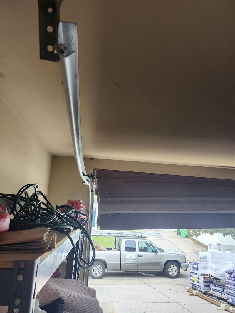 Track on an off-track garage door repair in Savannah, TX