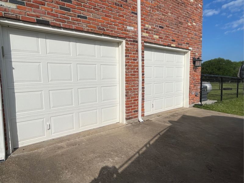 Single-car door install in Rockwall, TX